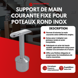 Support de main courante fixe 