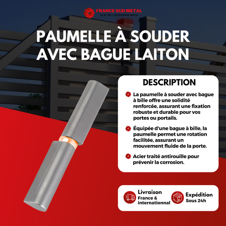 PAUMELLE À SOUDER