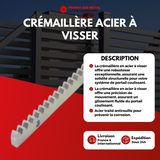 CRÉMAILLÈRE ACIER