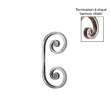 Volute en C fer plat Rome